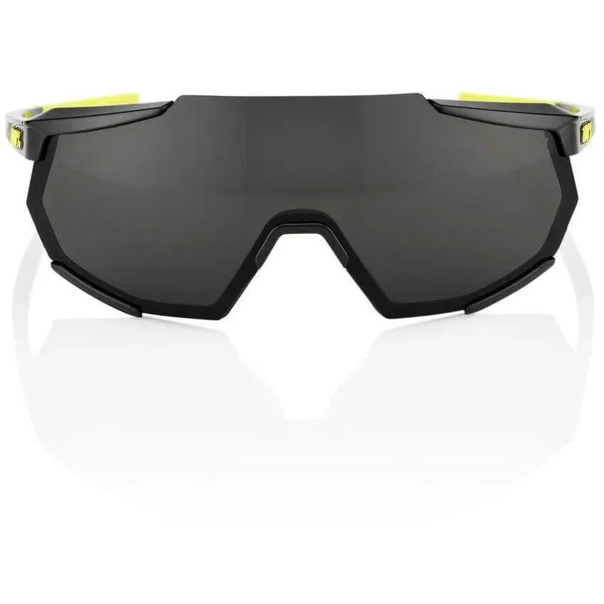 RIDE 100% Eyewear Racetrap - Gloss Black Smoke Lens