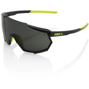 RIDE 100% Eyewear Racetrap - Gloss Black Smoke Lens