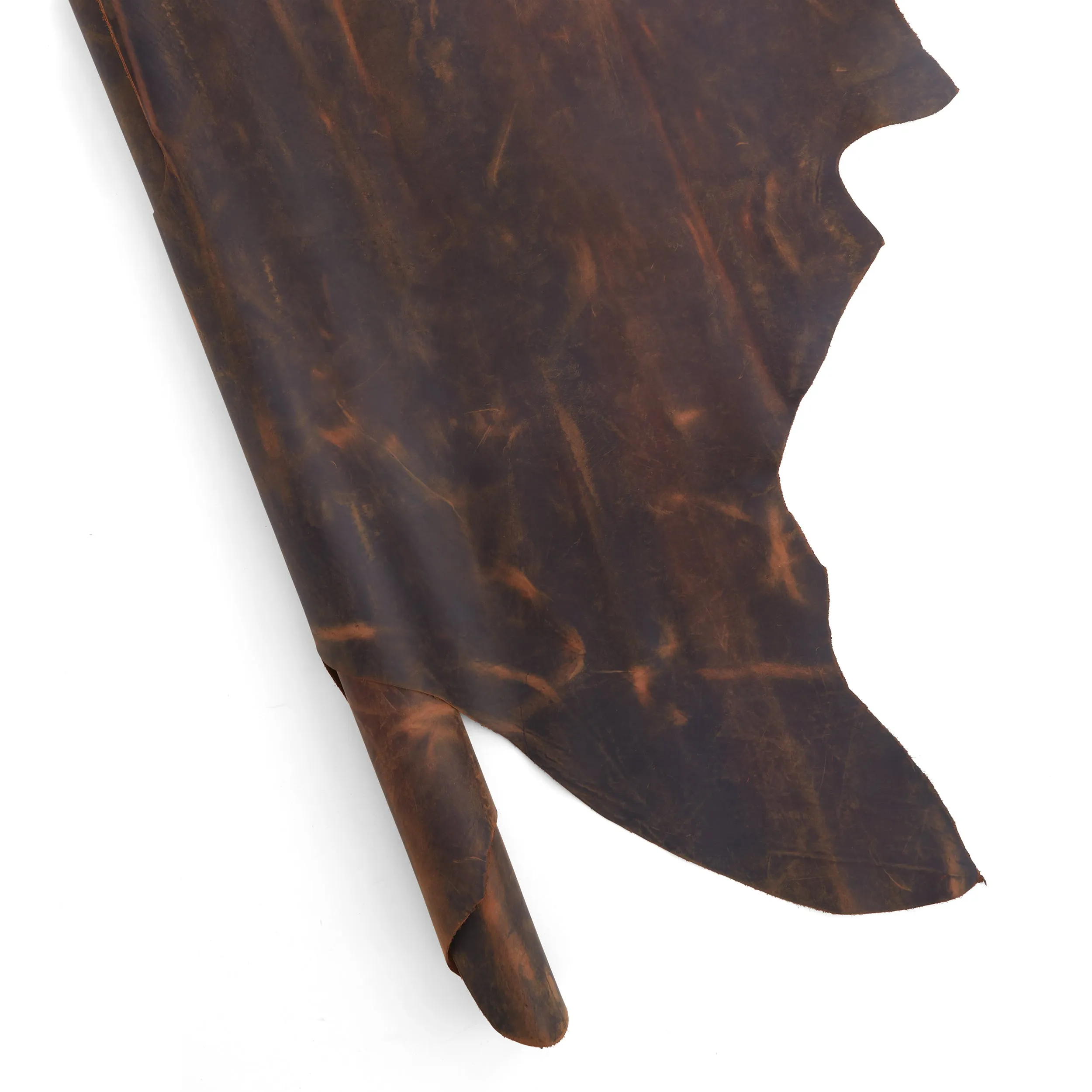 Rustic Tri-Cut Cowhide