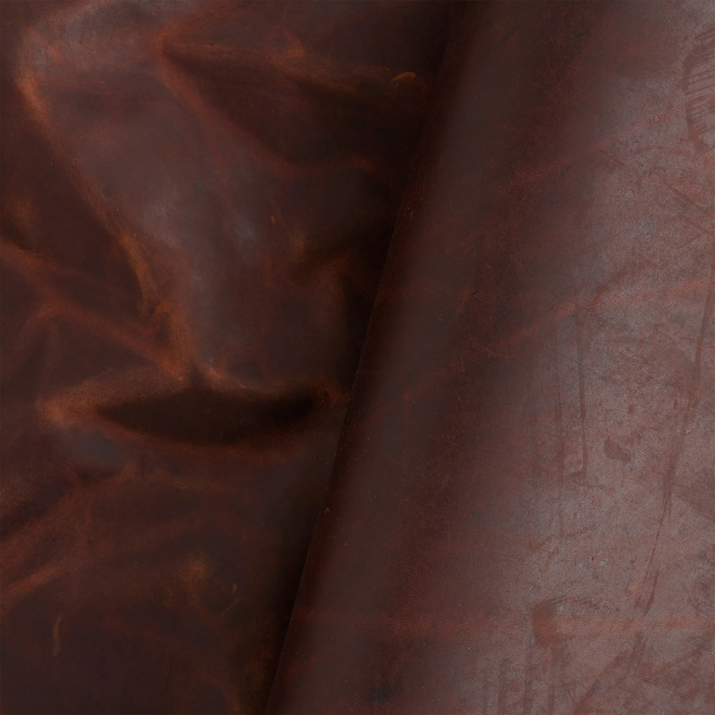 Rustic Tri-Cut Cowhide