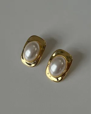 SADIE EARRINGS - GOLD-PEARL