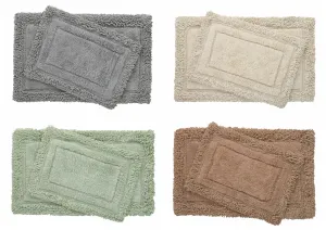 Savoy Shaggy 2-Piece Cotton Bath Rug Set