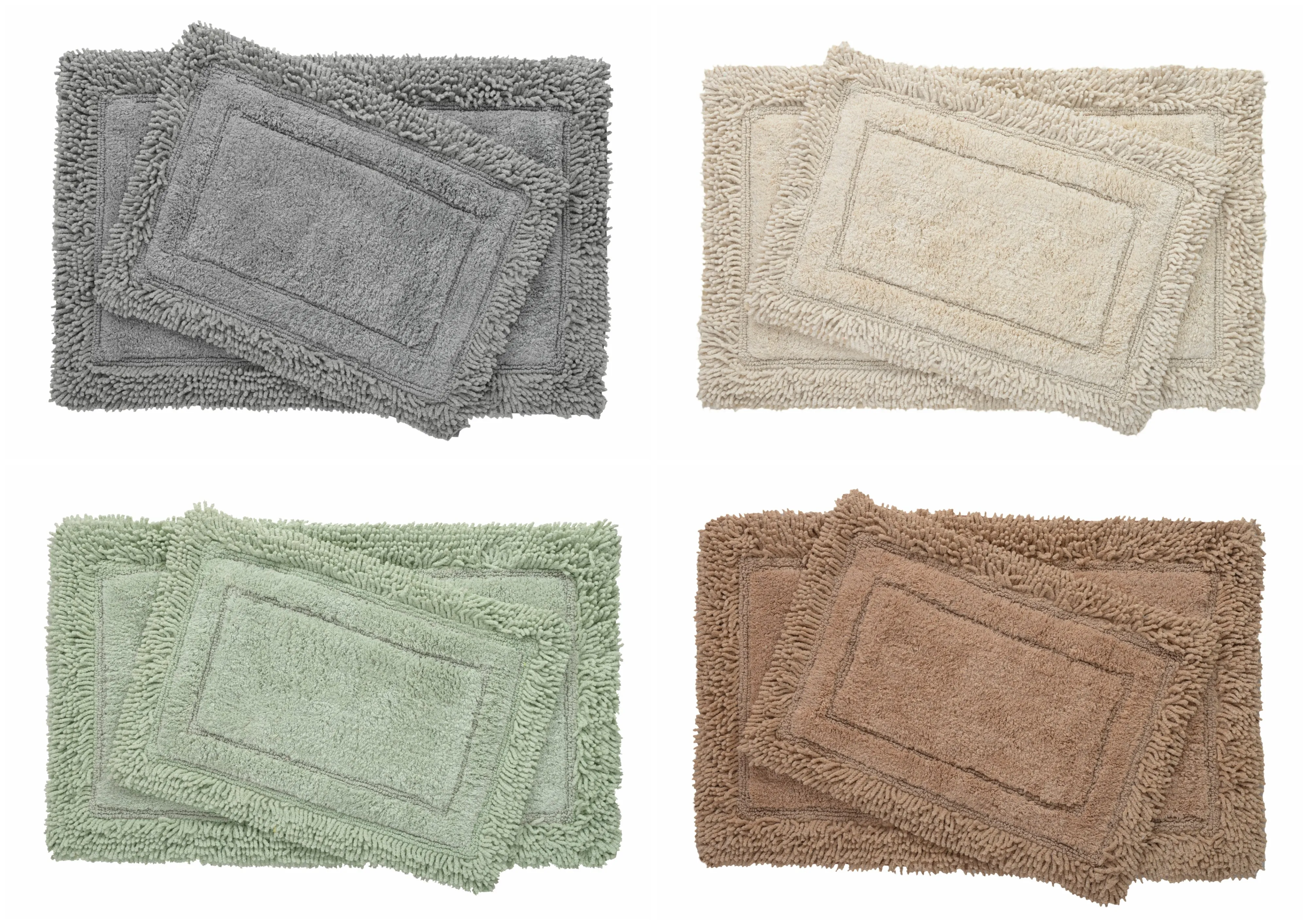 Savoy Shaggy 2-Piece Cotton Bath Rug Set