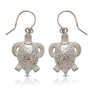 Sea Turtle .925 Sterling Silver Earrings