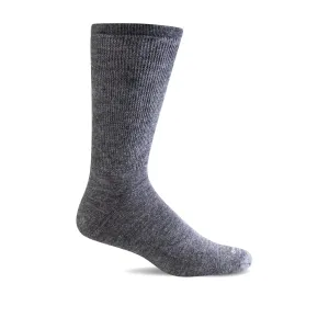 Sockwell Extra Easy Crew Sock (Men) - Charcoal