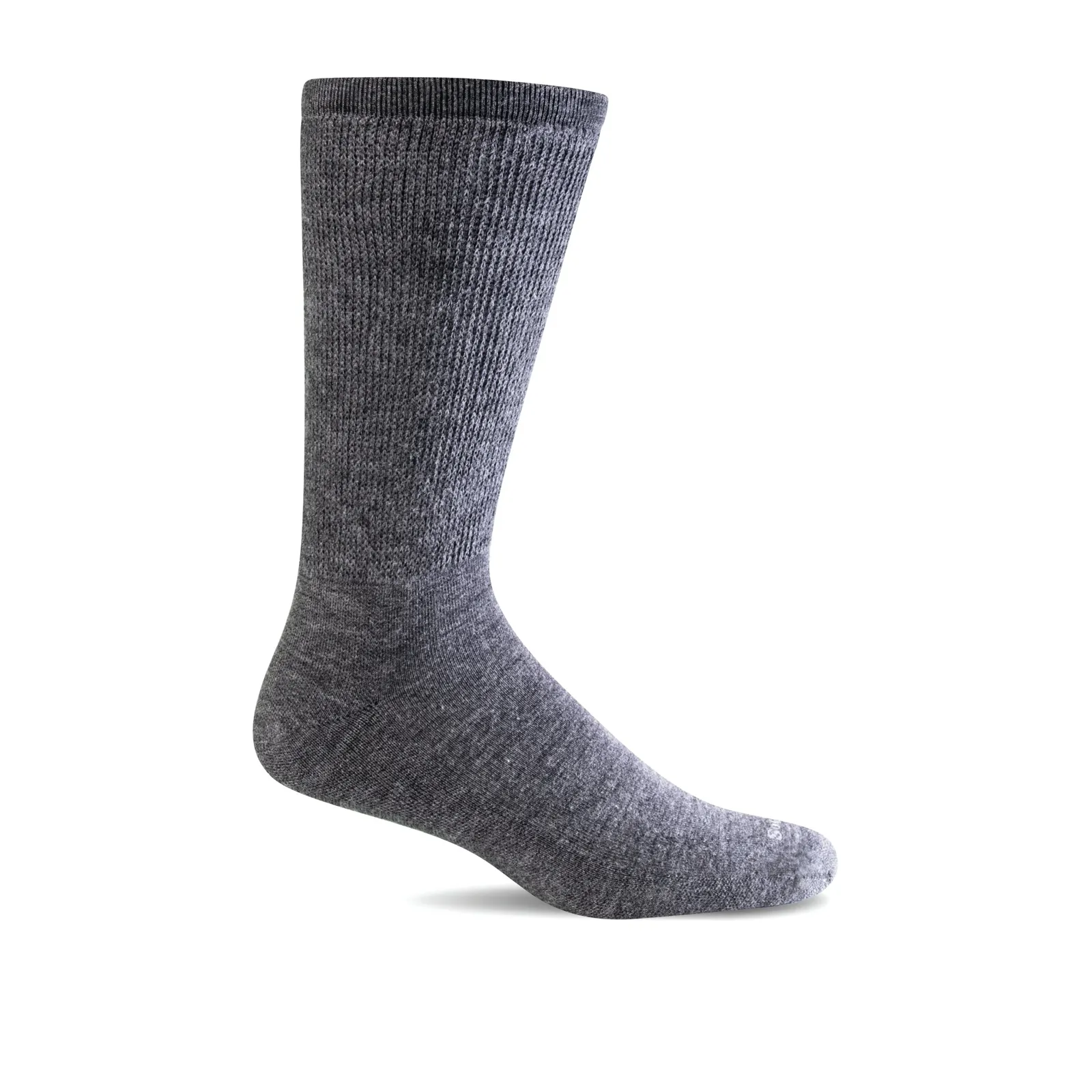 Sockwell Extra Easy Crew Sock (Men) - Charcoal