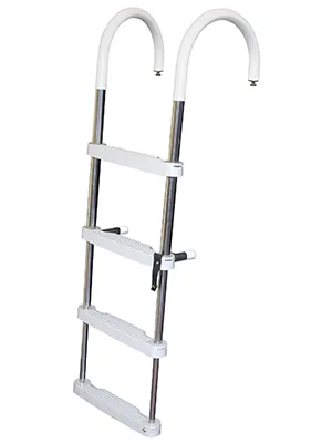 Stainless Steel Telescoping Pontoon Swim Ladder