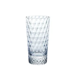 Sugahara Kirameki Quilt textured highball glass