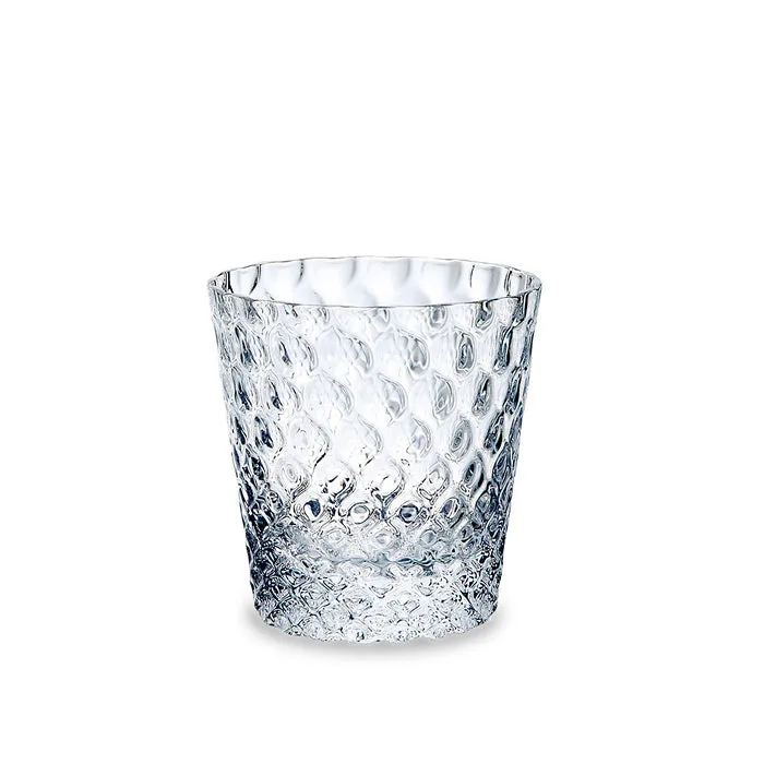 Sugahara Kirameki Quilt textured old fashioned glass