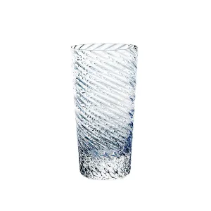 Sugahara Kirameki Twister textured highball glass