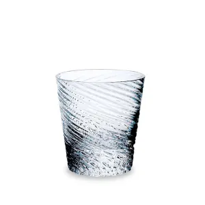 Sugahara Kirameki Twister textured old fashioned glass