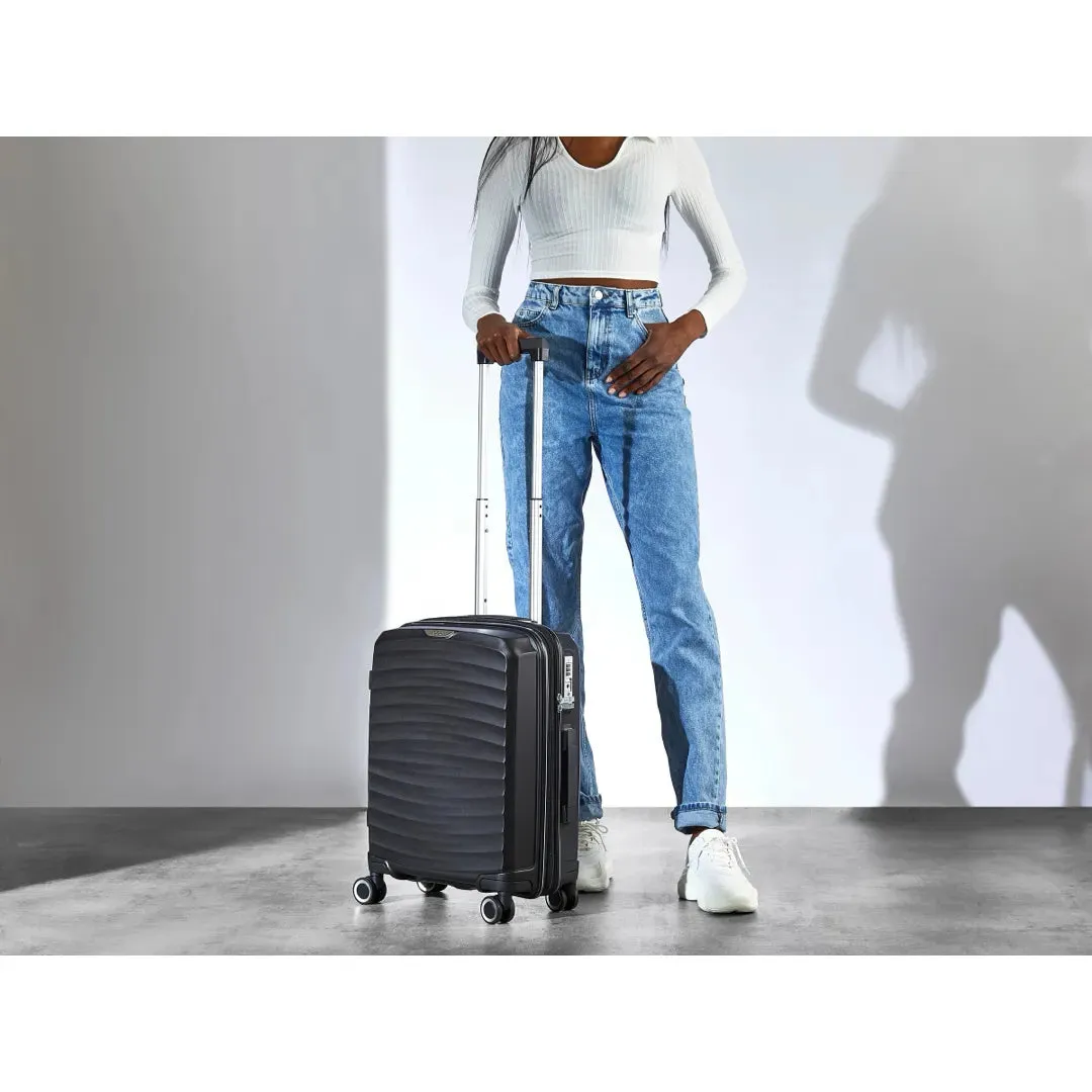 Sunwave - Suitcase Expandable Hard-Shell 4 Spinner Wheels