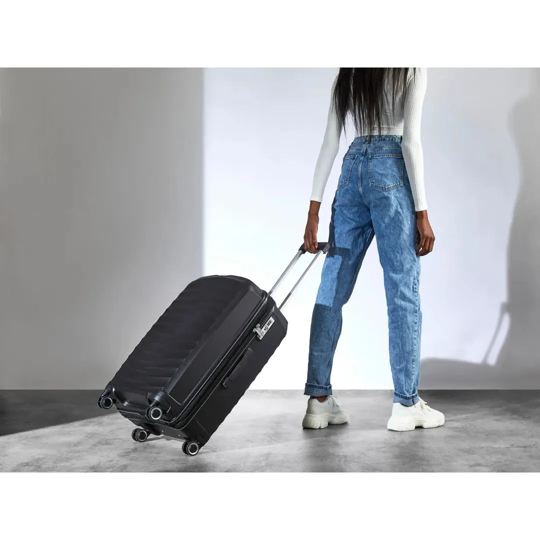 Sunwave - Suitcase Expandable Hard-Shell 4 Spinner Wheels