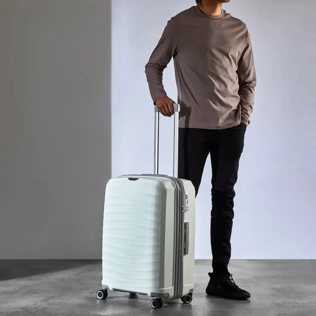 Sunwave - Suitcase Expandable Hard-Shell 4 Spinner Wheels