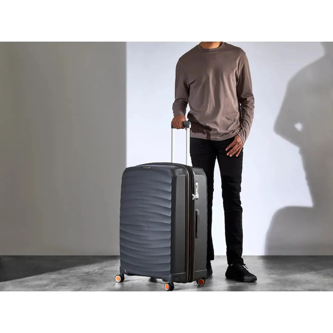 Sunwave - Suitcase Expandable Hard-Shell 4 Spinner Wheels