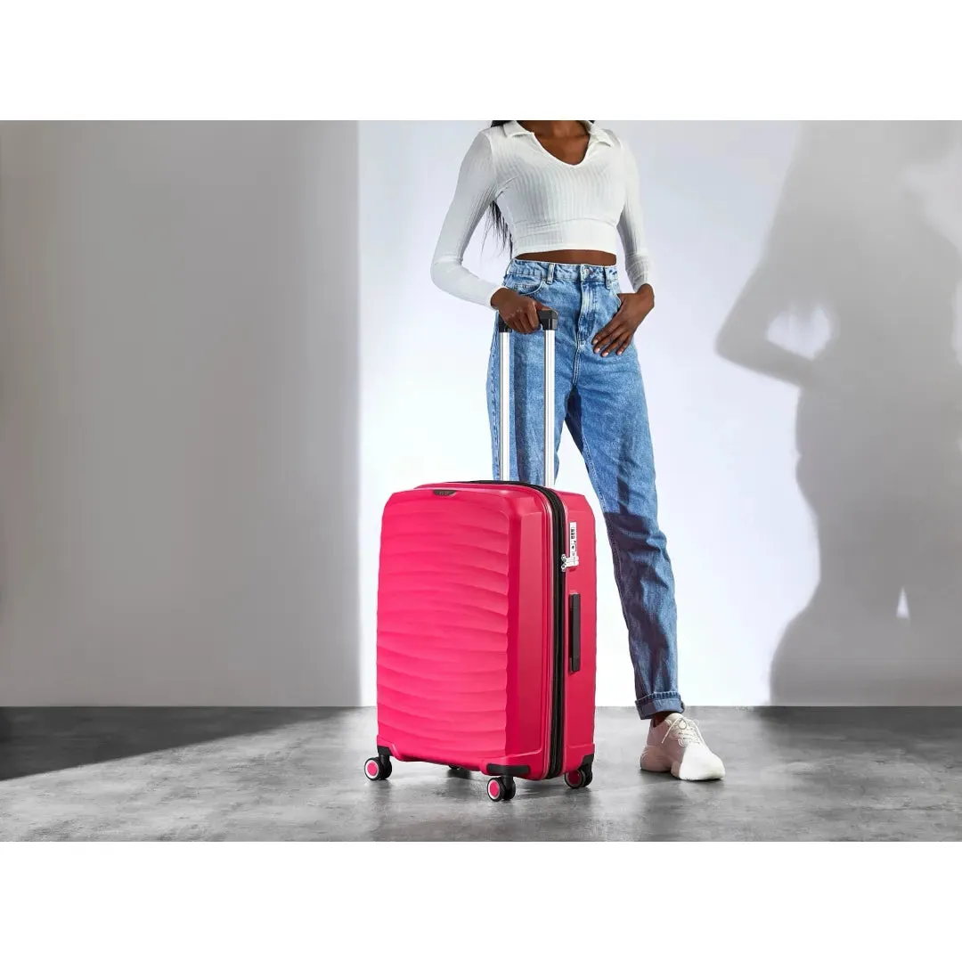 Sunwave - Suitcase Expandable Hard-Shell 4 Spinner Wheels