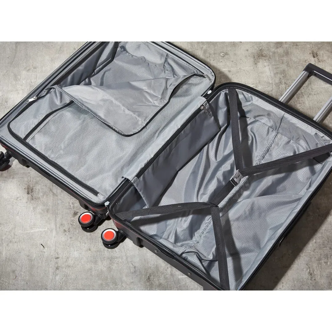 Sunwave - Suitcase Expandable Hard-Shell 4 Spinner Wheels