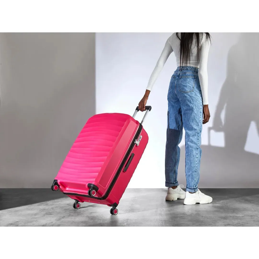 Sunwave - Suitcase Expandable Hard-Shell 4 Spinner Wheels