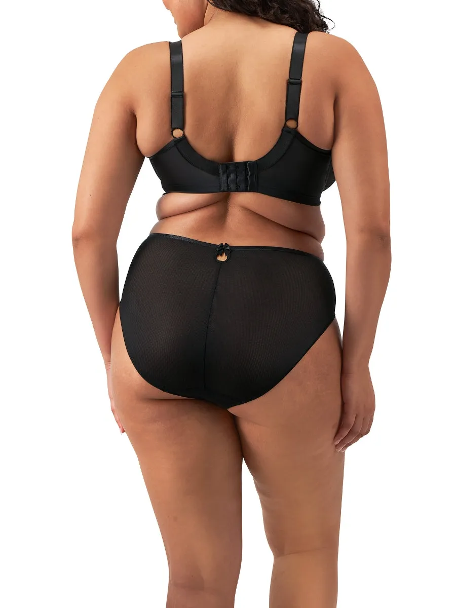 Teagan Plunge Bra - Black/Almond
