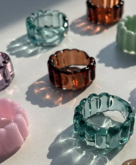 Textured Ring, Assorted Colours