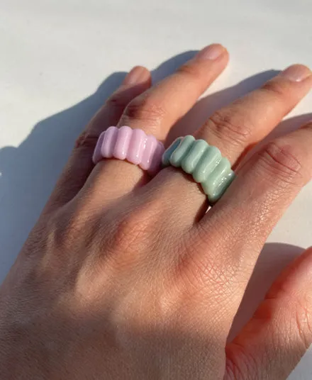 Textured Ring, Assorted Colours