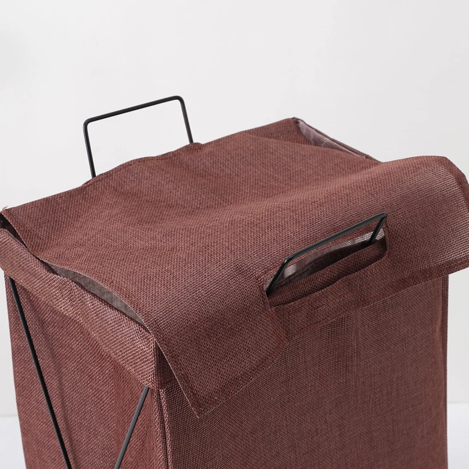 Urbane Home Laundry Basket For Clothes|Foldable Laundry Hamper|Basket For Toys, Dirty clothes, Storage "40 LTR" (Brown)