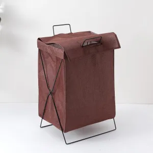 Urbane Home Laundry Basket For Clothes|Foldable Laundry Hamper|Basket For Toys, Dirty clothes, Storage "40 LTR" (Brown)