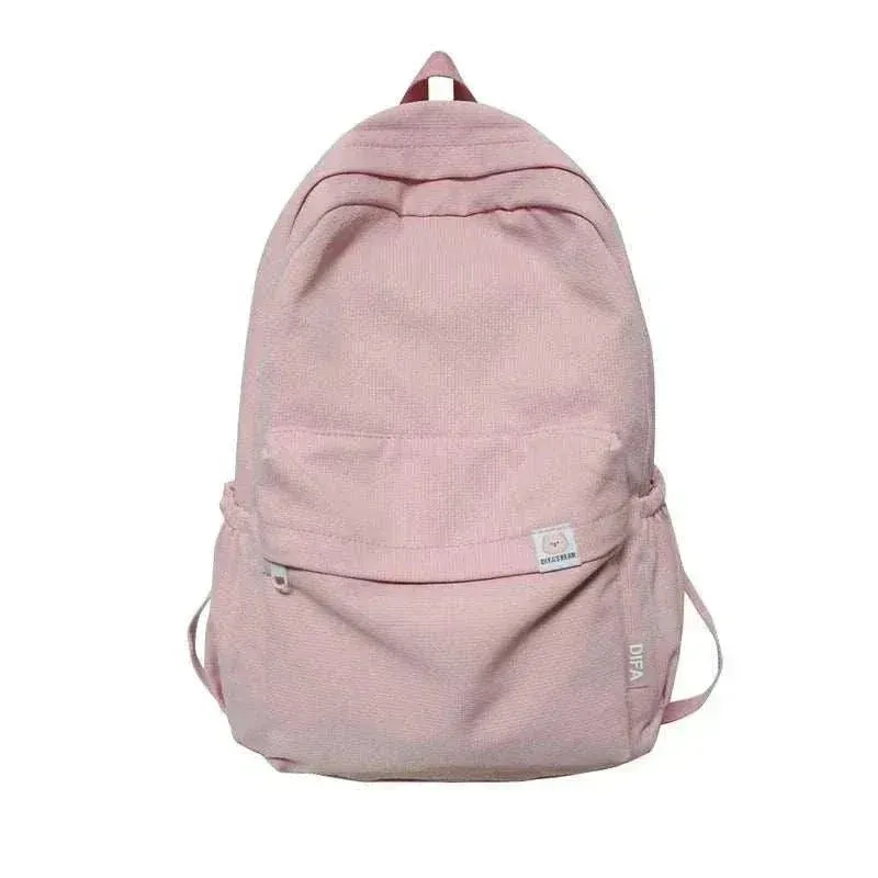 Waterproof Backpack | Solid Color Travel & School Bag - BBP009