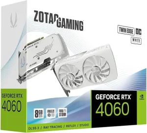 Zotac GeForce RTX 4060 | Twin Edge OC 8GB GPU (White)